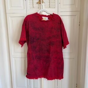 Marques Almeida denim tshirt dress